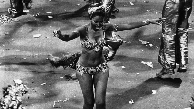 PHOTO: Rio Carnival in full swing. Brazilians and Brazil, in their festive costumes, dance to the rhythm of Samba.